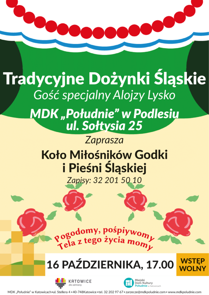 tradycyjne dożynki śląskie w mdk południe w podlesiu